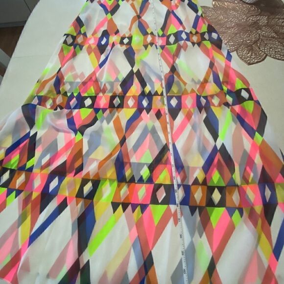 HERMOSA Europe abstract maxi dress Sz M - Picture 8 of 14